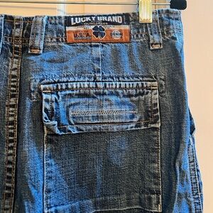 Vintage Lucky Brand Dungarees Denim Skirt